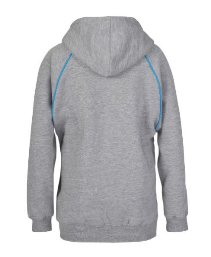 Picture of JB's Adults Contrast Fleecy Hoodie Cotton/Polyester Fleece