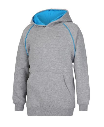 Picture of JB's Adults Contrast Fleecy Hoodie Cotton/Polyester Fleece