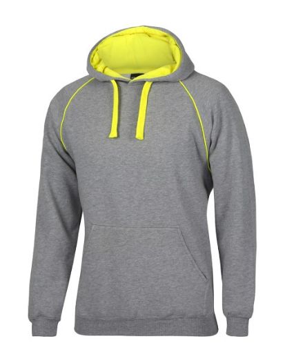 Picture of JB's Adults Contrast Fleecy Hoodie Cotton/Polyester Fleece