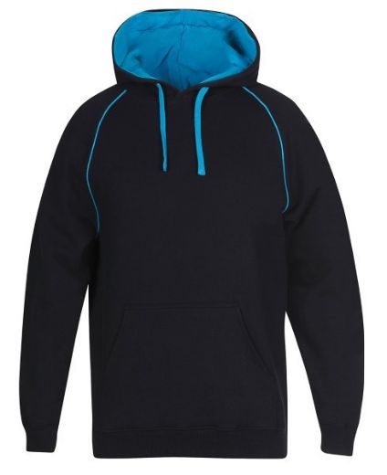Picture of JB's Adults Contrast Fleecy Hoodie Cotton/Polyester Fleece