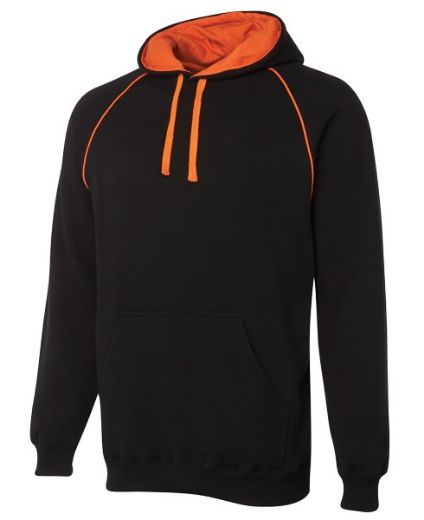Picture of JB's Adults Contrast Fleecy Hoodie Cotton/Polyester Fleece