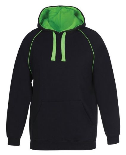 Picture of JB's Adults Contrast Fleecy Hoodie Cotton/Polyester Fleece