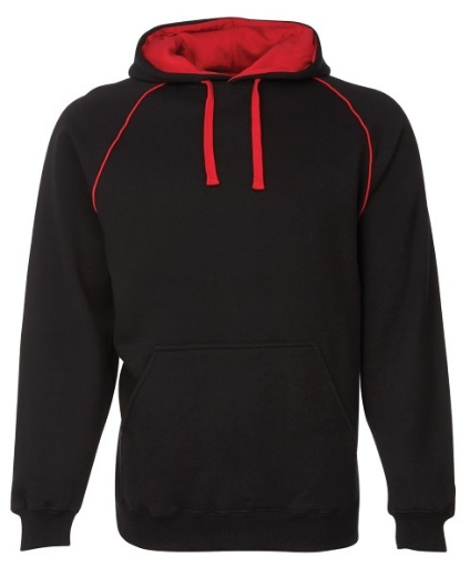 Picture of JB's Adults Contrast Fleecy Hoodie Cotton/Polyester Fleece