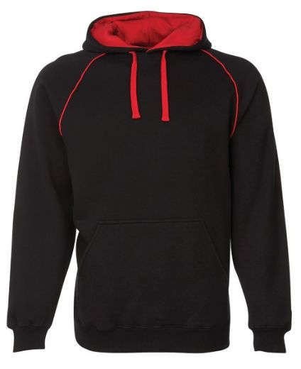 Picture of JB's Adults Contrast Fleecy Hoodie Cotton/Polyester Fleece