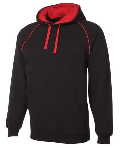 Picture of JB's Adults Contrast Fleecy Hoodie Cotton/Polyester Fleece