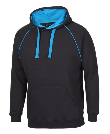 Picture of JB's Adults Contrast Fleecy Hoodie Cotton/Polyester Fleece