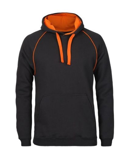 Picture of JB's Adults Contrast Fleecy Hoodie Cotton/Polyester Fleece