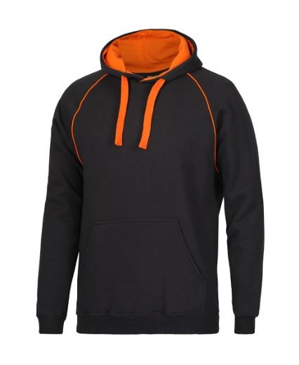 Picture of JB's Adults Contrast Fleecy Hoodie Cotton/Polyester Fleece