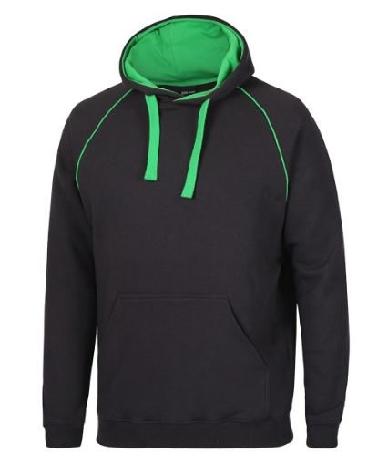 Picture of JB's Adults Contrast Fleecy Hoodie Cotton/Polyester Fleece