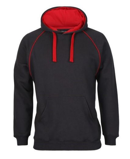 Picture of JB's Adults Contrast Fleecy Hoodie Cotton/Polyester Fleece
