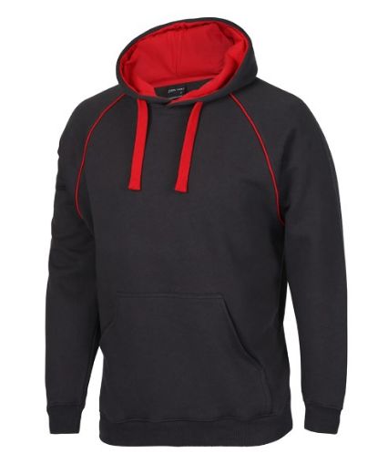 Picture of JB's Adults Contrast Fleecy Hoodie Cotton/Polyester Fleece