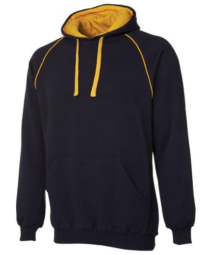 Picture of JB's Adults Contrast Fleecy Hoodie Cotton/Polyester Fleece