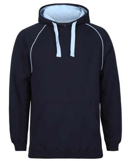 Picture of JB's Adults Contrast Fleecy Hoodie Cotton/Polyester Fleece