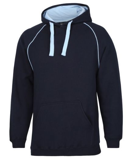 Picture of JB's Adults Contrast Fleecy Hoodie Cotton/Polyester Fleece