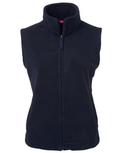 Picture of JB's Ladies Polar Fleece Vest 100% Polyester Low Pill