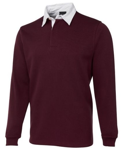 Picture of JB's Adults 2 Tone Rugby Shirt Long Sleeve