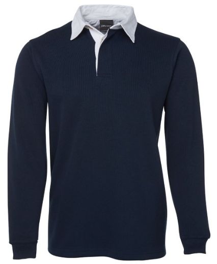 Picture of JB's Adults 2 Tone Rugby Shirt Long Sleeve