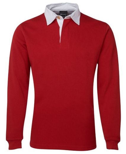 Picture of JB's Adults 2 Tone Rugby Shirt Long Sleeve