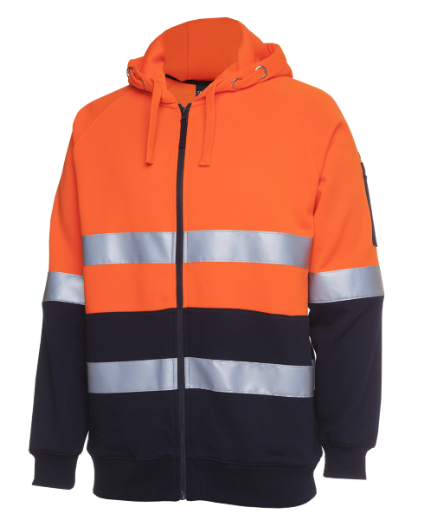 Picture of JB's Fleecy Hoodie Full Zip 2 Hoop Reflective Tape