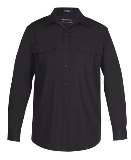 Picture of JB's Mens Epaulette Shirt Long Sleeve