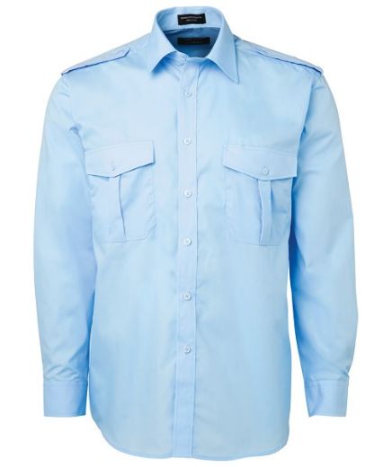 Picture of JB's Mens Epaulette Shirt Long Sleeve