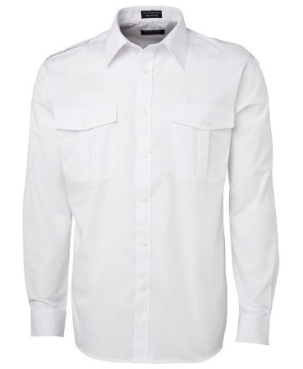 Picture of JB's Mens Epaulette Shirt Long Sleeve