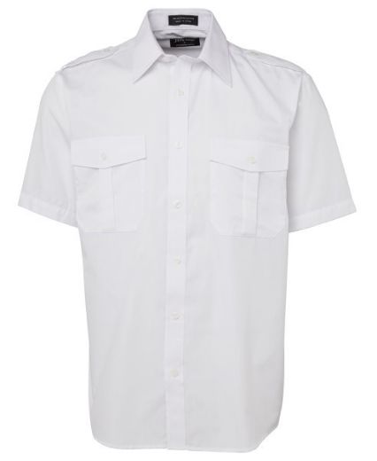 Picture of JB's Mens Epaulette Shirt Short Sleeve