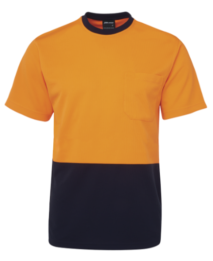 Picture of JB's Hi Vis Traditional T-Shirt Short Sleeve 100% Polyester 2 Tone