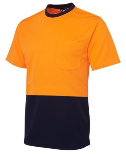 Picture of JB's Hi Vis Traditional T-Shirt Short Sleeve 100% Polyester 2 Tone