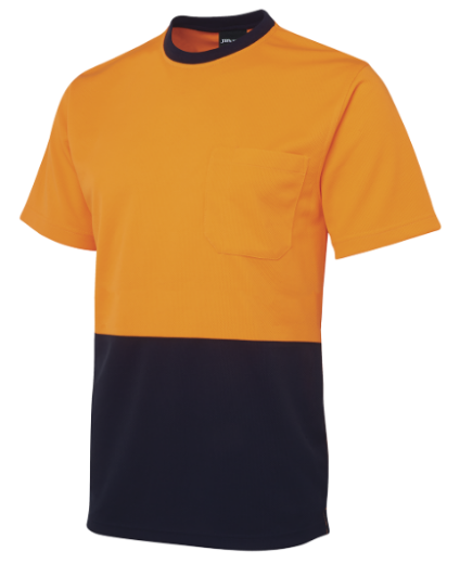 Picture of JB's Hi Vis Traditional T-Shirt Short Sleeve 100% Polyester 2 Tone
