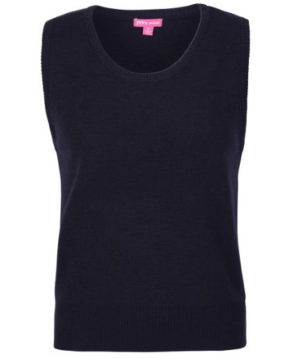 Picture of JB's Ladies Knitted Crew Neck Vest 50% Wool 50% Acrylic