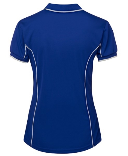 Picture of Podium Ladies Piping Polo Shirt 100% Polyester Pique Knit