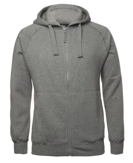 Picture of Colours of Cotton Fleecy Hoodie Full Zip Cotton/Polyester