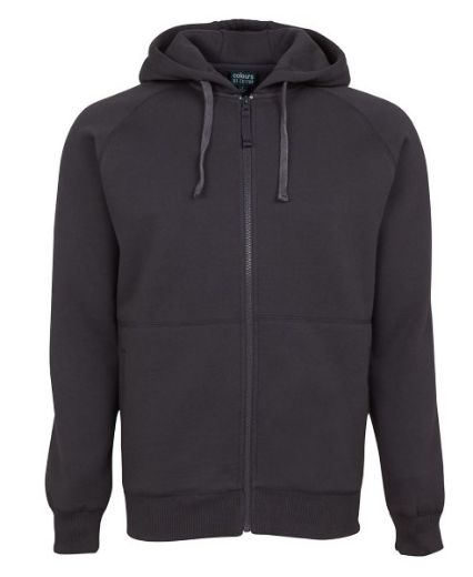 Picture of Colours of Cotton Fleecy Hoodie Full Zip Cotton/Polyester
