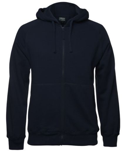 Picture of Colours of Cotton Fleecy Hoodie Full Zip Cotton/Polyester