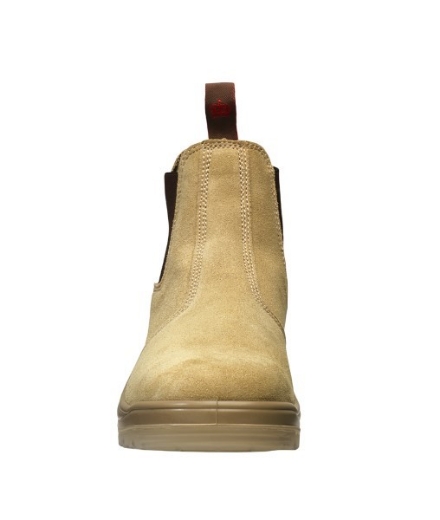 Picture of King Gee Flinders Elastic Sided Boot Cow Suede Sand