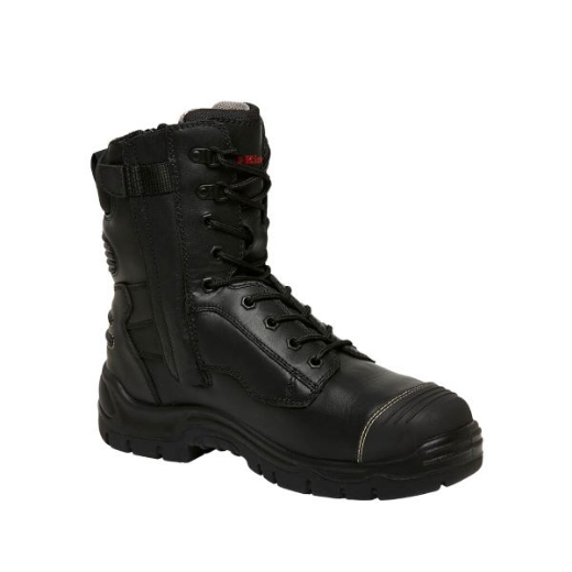 Picture of King Gee Phoenix Metguard Zip Side Lace Up Black