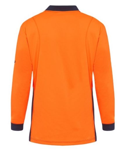 Picture of King Gee Hyperfreeze Workcool Polo Shirt Long Sleeve