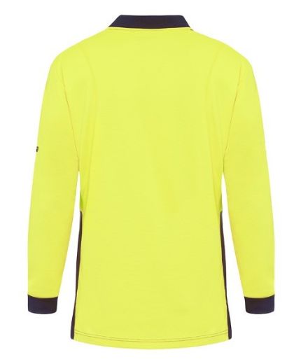 Picture of King Gee Hyperfreeze Workcool Polo Shirt Long Sleeve