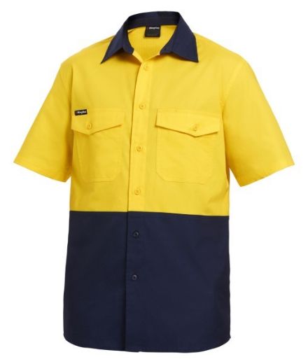Picture of King Gee Workcool 2 Shirt 145gsm Ripstop Short Sleeve