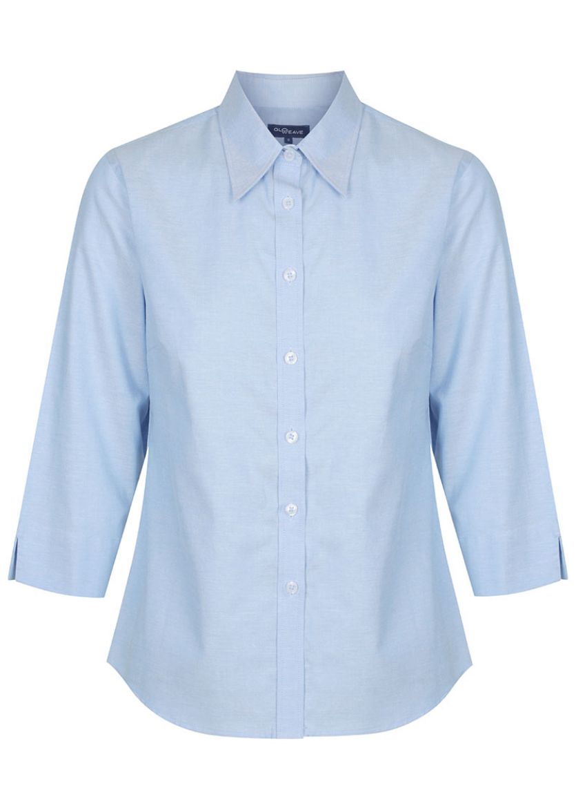 Picture of Gloweave Ladies Oxford 3/4 Sleeve Shirt