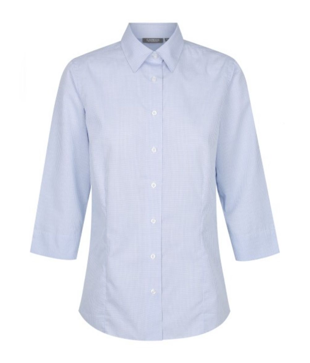 Picture of Gloweave Ladies Guildford Square Textured 3/4 Sleeve Shirt