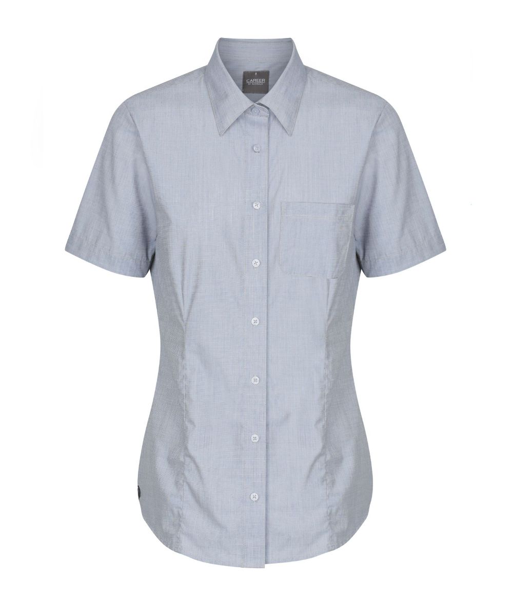 Picture of Gloweave Ladies Smith End on End Casual Slim Fit Short Sleeve Shirt