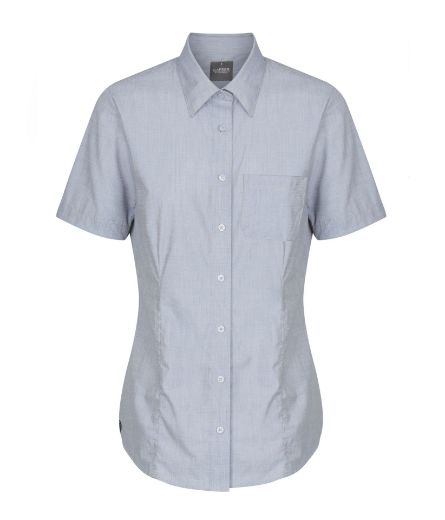 Picture of Gloweave Ladies Smith End on End Casual Slim Fit Short Sleeve Shirt