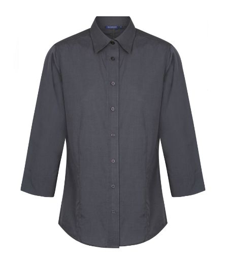 Picture of Gloweave Ladies Smith End on End 3/4 Sleeve Shirt