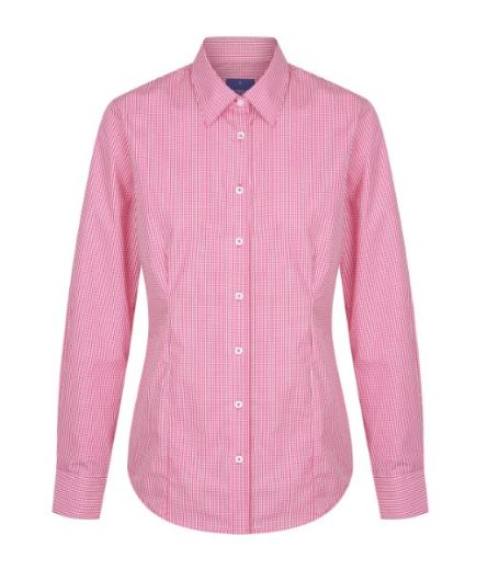 Picture of Gloweave Ladies Westgarth Gingham Check Long Sleeve Shirt