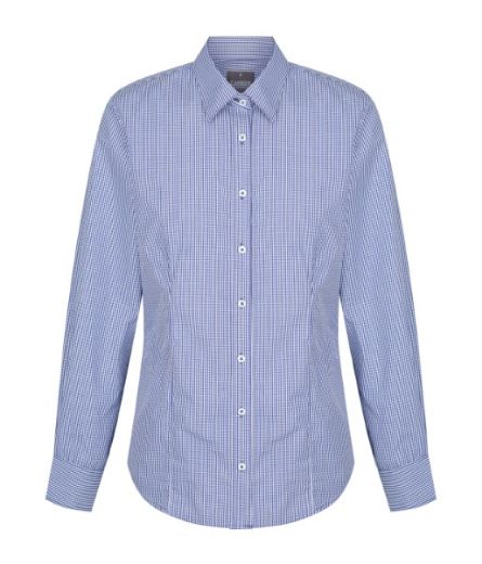 Picture of Gloweave Ladies Westgarth Gingham Check Long Sleeve Shirt