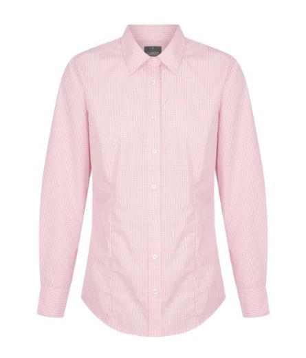 Picture of Gloweave Ladies Westgarth Gingham Check Long Sleeve Shirt