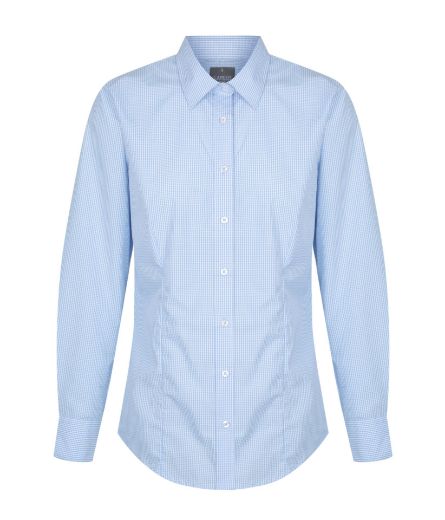Picture of Gloweave Ladies Westgarth Gingham Check Long Sleeve Shirt