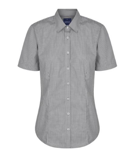 Picture of Gloweave Ladies Westgarth Gingham Check Short Sleeve Shirt
